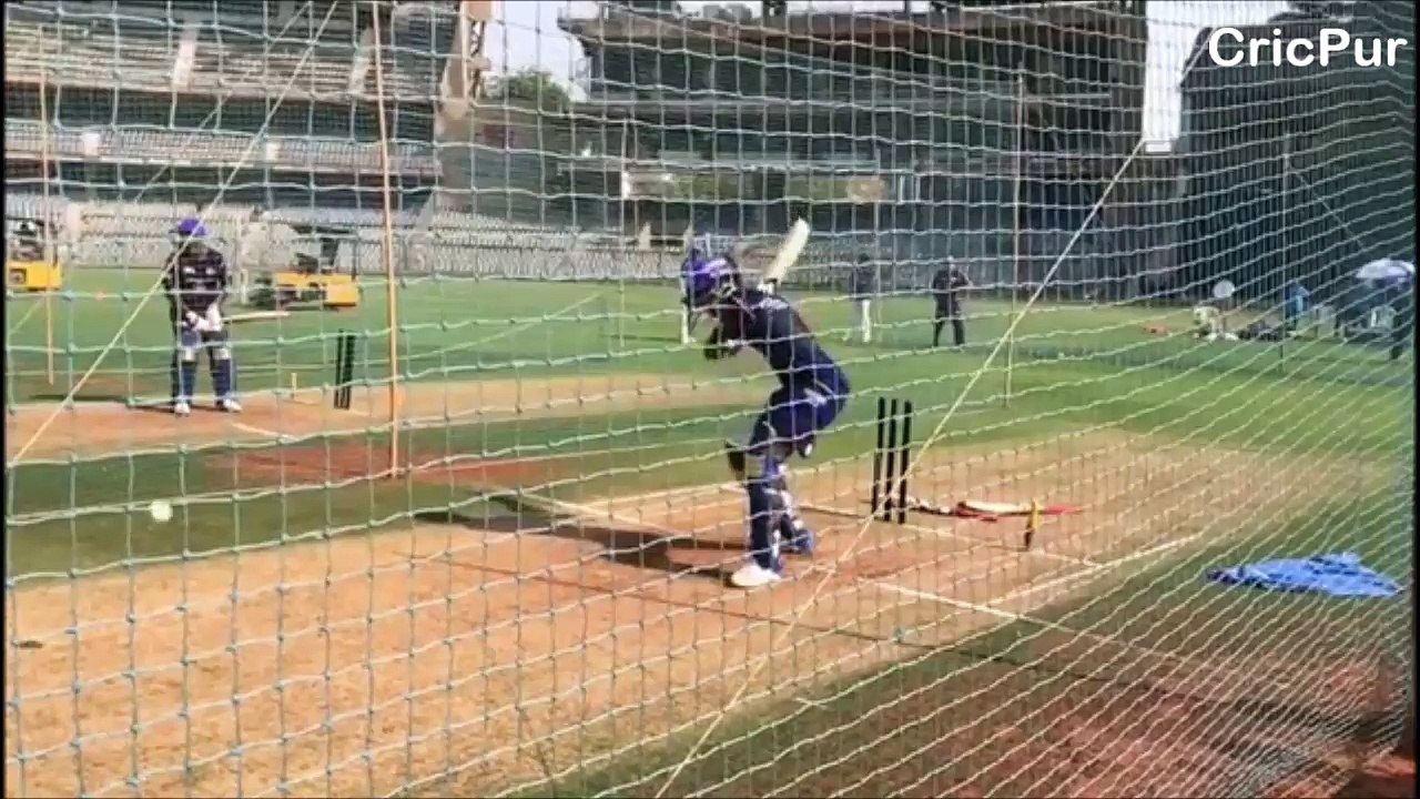 HARDIK PANDYA doing practice in SLOW MOTION | Cricpur