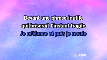 Thierry Amiel - Les mots bleus KARAOKE / INSTRUMENTAL