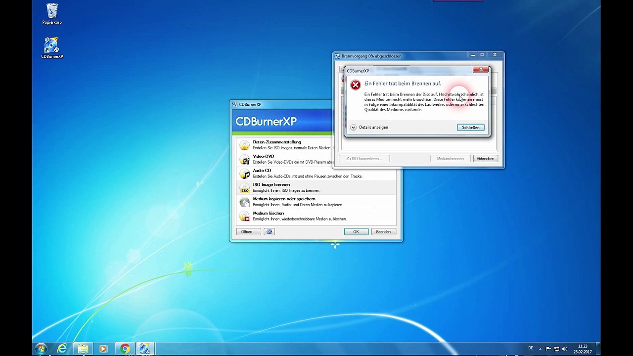 Iso img datei verarbeiten brennen auspacken cdburnerxp 7zip