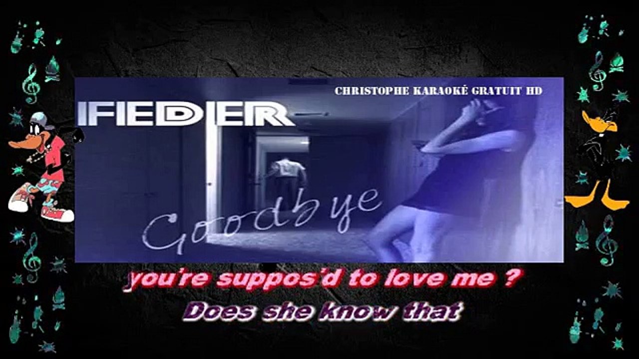 Feder feat Lyse - Goodbye KARAOKE / INSTRUMENTAL