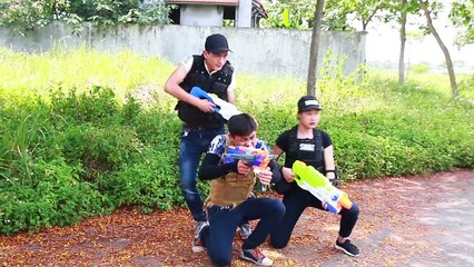 Superhero action Spiderman HERO TEAM Nerf guns ZOMBIES & Joker S.W.A.T Girls vs Monster Ne