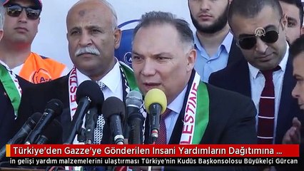 Türkiye'den Gazze'ye Gönderilen Insani Yardımların Dağıtımına Başlandı