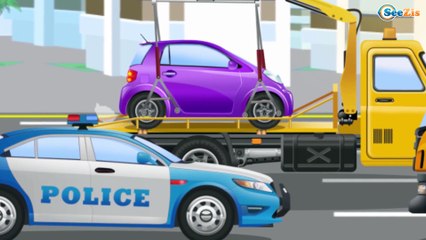 Big Truck and Giant Excavator at work in the City | New Kids Animation | Cars & Trucks for children