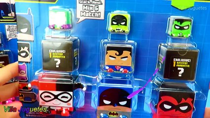 Paquetes Sorpresa Kawaii Cubes de DC Comics Batman, Joker, Superman, Mujer Maravilla y Muc