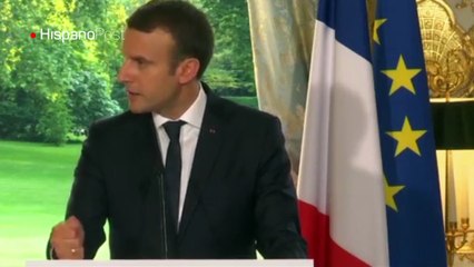 Macron recibe a Santos y le promete más ayuda para la paz