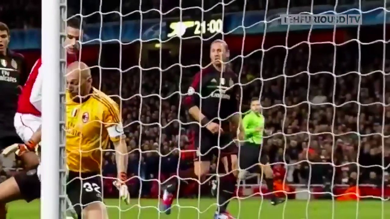Arsenal vs AC Milan 3 0 All Goals and Extended Highlights (UCL) 2011 12 HD 720p
