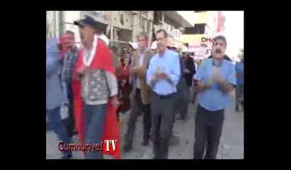 Çayeli'nde, CHP'nin 'Adalet' yürüyüşüne saldırı