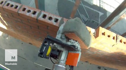 Construction could be revolutionized by a robot that lays 3,000 bricks a day