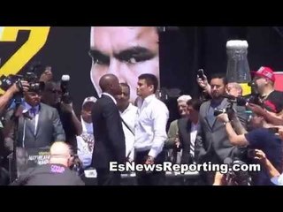 mayweather vs maidana 2 chino fans in LA make some noise EsNews
