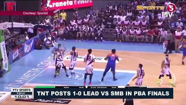 TNT posts 1-0 lead vs. SMB in PBA Finals
