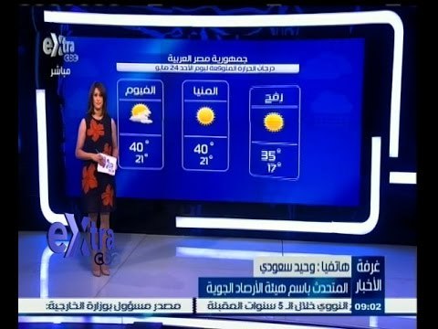 #غرفة _الأخبار | درجات الحرارة المتوقعة في محافظات مصر ليوم 24 مايو 2015