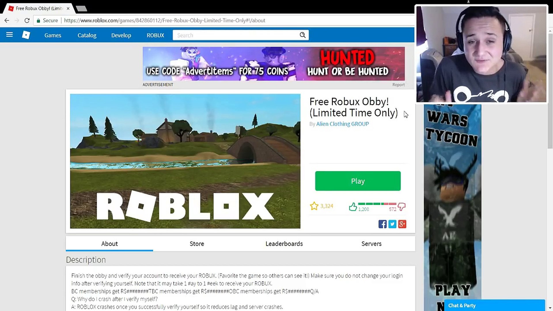 Free Robux Obby Working 100