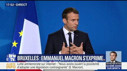 Emmanuel Macron: "Je suis favorable au libre commerce (…) mais pas à la naïveté"