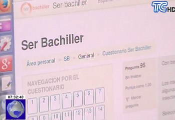 Estudiantes de tercero de bachillerato listos para examen “Ser Bachiller”