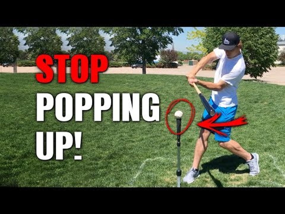How To: Baseball Hitting Drills To STOP POPPING UP!