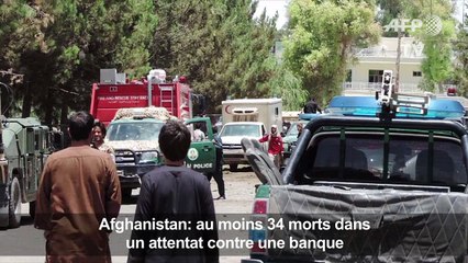 Afghanistan: 34 morts dans un attentat contre une banque
