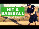 How To Hit A Baseball Like A Pro! - Baseball Hitting Tips