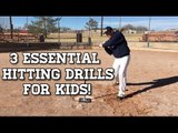 3 ESSENTIAL Baseball Hitting Drills for Kids!