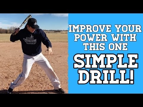 How to: Hit For Power In Baseball - EASY and EFFECTIVE Baseball Hitting Drill
