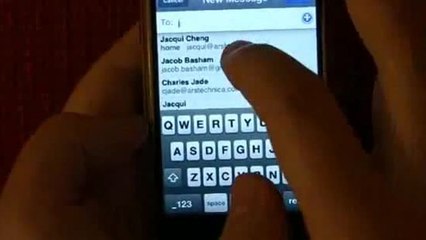 Flashback: E-mail and Typing on the original iPhone