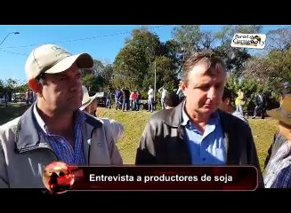 ENTREVISTA A PRODUCTORES DE SOJA