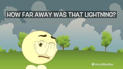 How far away was that lightning?