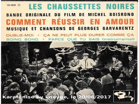 Les Chaussettes Noires & Eddy Mitchell_Oublie-moi (B.O. Comment réussir en amour)(1962)