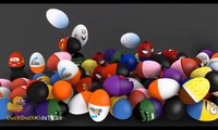 Des balles couleur les couleurs des œufs visage pour enfants Apprendre partie farce les tout-petits avec Surprise 3d smiley 2
