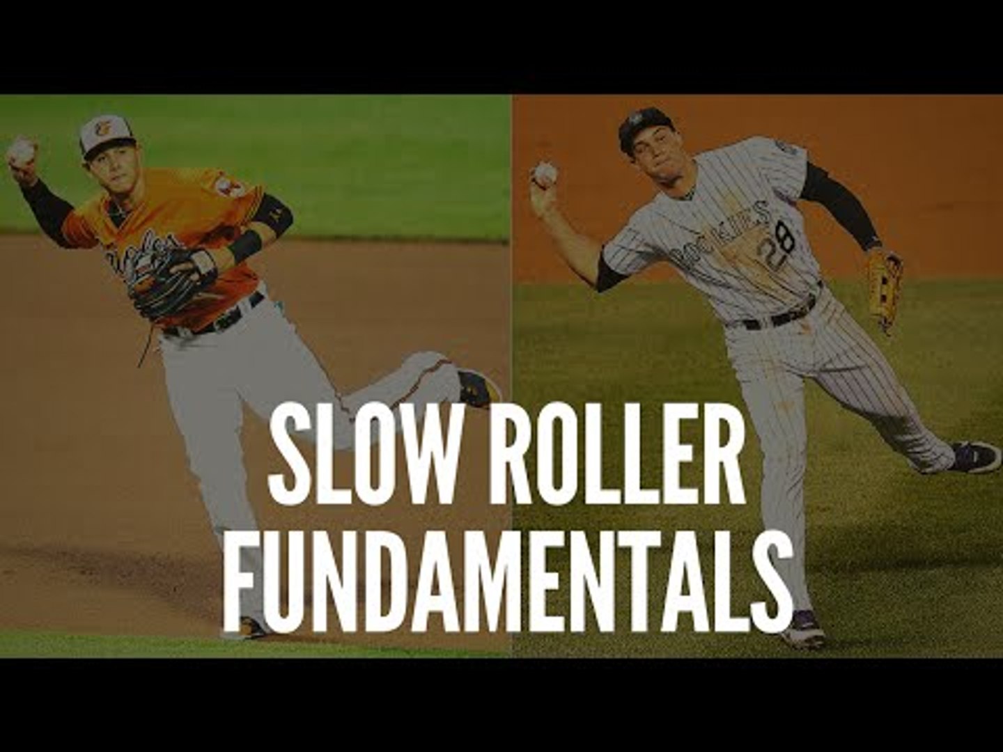 ⁣Baseball Fielding Fundamentals - Slow Roller Ground Balls!