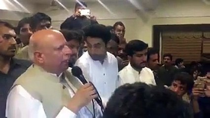 See What Chaudhry Sarwar Is Saying In Today's Meeting With Workers