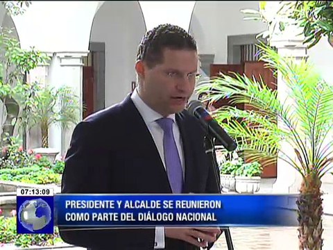 Presidente Moreno y el Alcalde Rodas se reunieron en Carondelet como parte del Diálogo Nacional