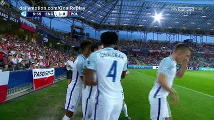Demarai Gray Goal HD - England U21 1 - 0 Poland U21 - 22.06.2017 (Full Replay)