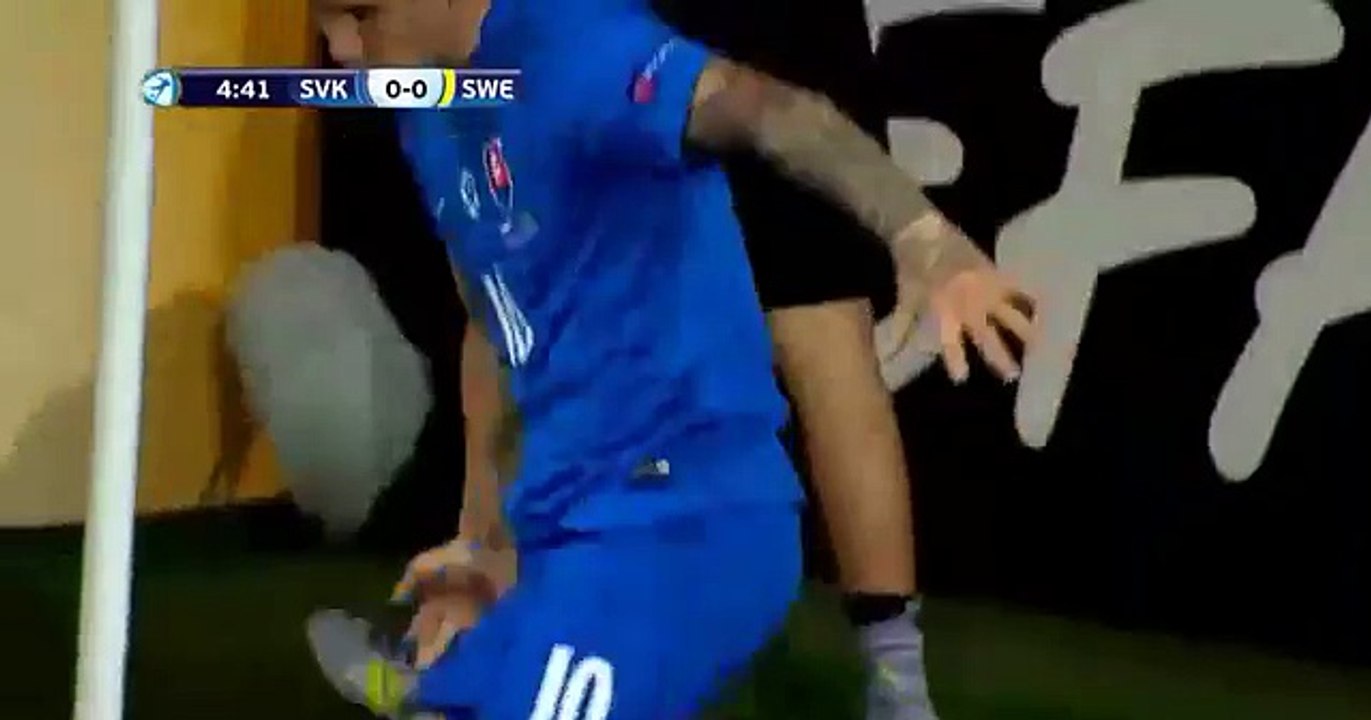 Goal Martin Chrien Slovakia U21 1-0 Sweden U21 22.06.2017