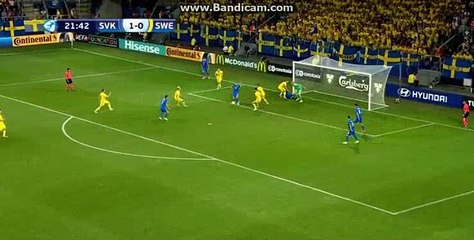 Goal HD Slovakia U21 2 - 0	Sweden U21 22-06-2017