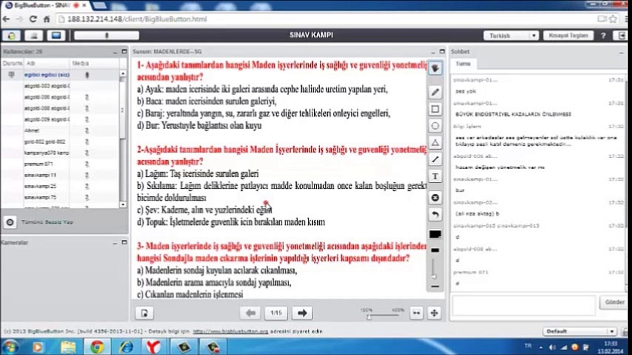 Maden İşlerinde İSG (Soru Çözümü) Part 1