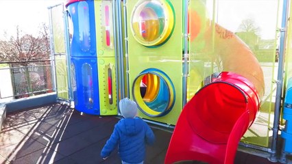CHANGING WHEEL ON DADS car w/Thomas BAD BABY POWER WHEEL ride on AUDI Q7 and FREAK DADDY