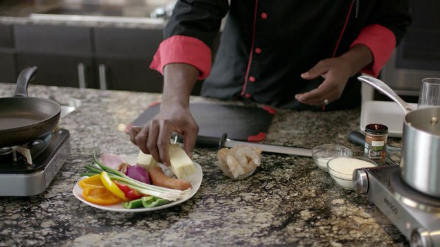 Cook Like A. Champion - Episode 10 - Peaches and Cream Creme Brulee & Shrimp and Grits