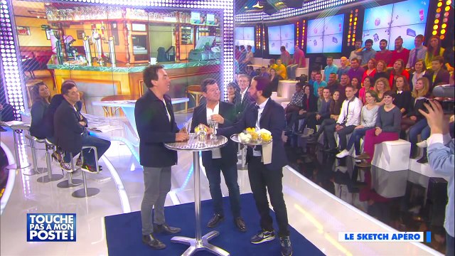 Le sketch l'apéro des Chevaliers du Fiel revisité par Cyril Hanouna