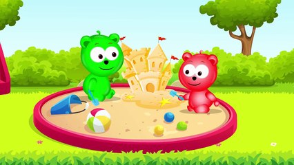 Mega Bear Sand Castle Finger Family Rhyme For Kids