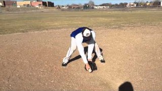 Baseball Fielding - Tips - Eye In Your Glove & Flat Back