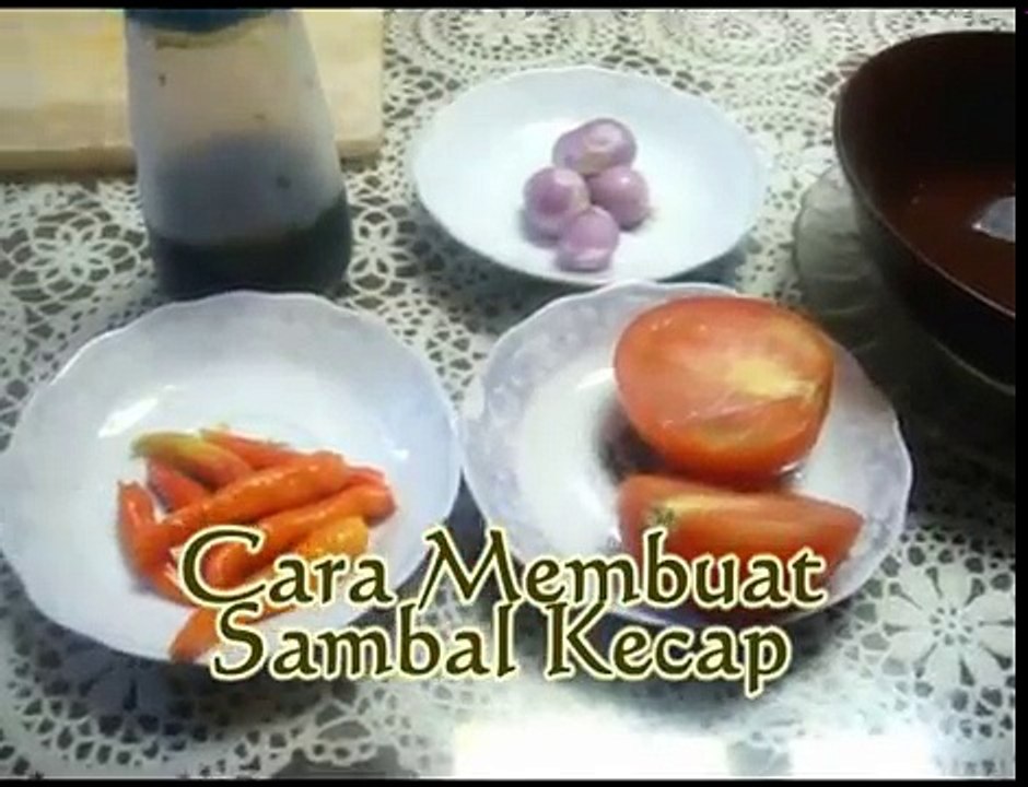 Sambal Kecap Mudah dan Sederhana