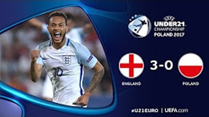 U21 England 3-0 U21 Poland | All Goal & Full Highlights | 22.06.2017 EURO U21