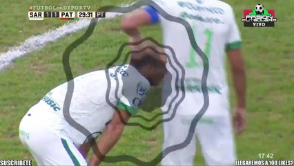 1-1 Alan Aguirre Goal Argentina  Primera Division - 22.06.2017 Sarmiento Junín 1-1 Patronato Paraná