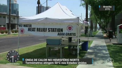 Onda de calor atinge o Hemisfério Norte