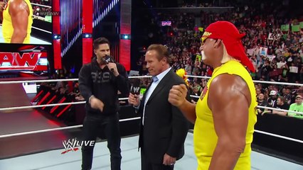 Arnold Schwarzenegger and Joe Manganiello join Hulk Hogan in the ring_ Raw, March 24, 2014 (720p_30fps_H264-192kbit_AAC)