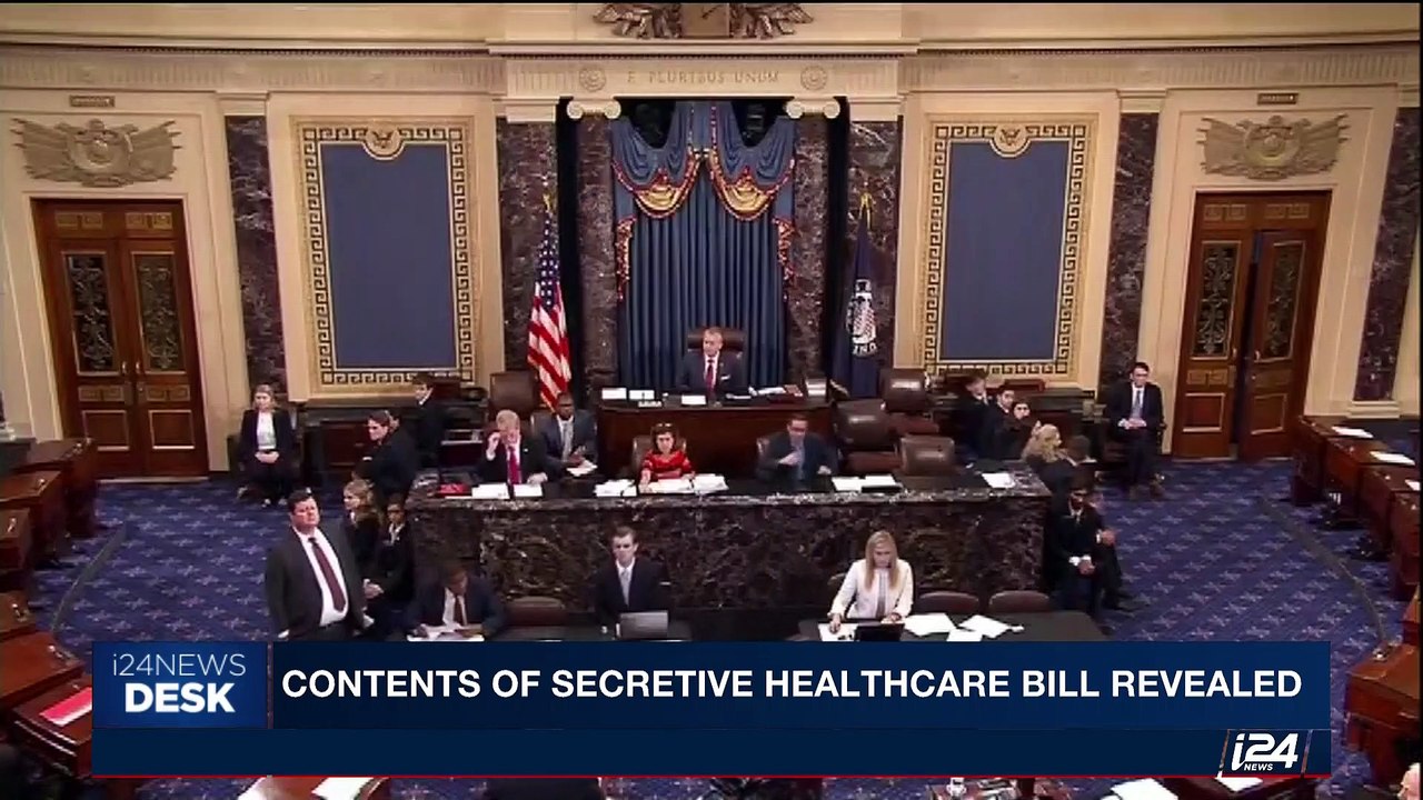 i24NEWS DESK | Contents of secretive healthcare bill revealed | Thursday, June 22nd 2017