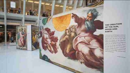 El Oculus de Nueva York acoge reproducciones de la Capilla Sixtina