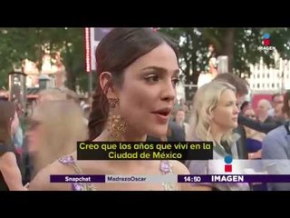 Eiza en premier de "Baby Driver" en Londres | Imagen Noticias con Yuriria Sierra