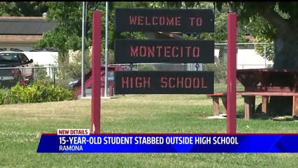 15-Year-Old Stabbed at California High School