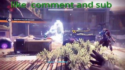 Destiny calling in the thunder.Destiny ttk gameplay